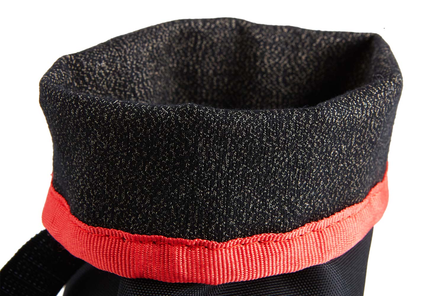 top of a MediPaw healing slim boot rolled back to show the antimicrobial silver lined fabric inside the boot